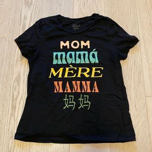 Anthropologie size small mama t-shirt, like new condition